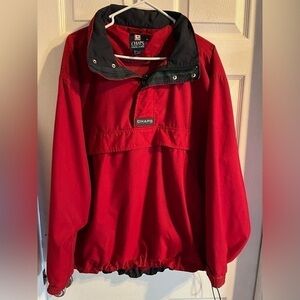 Chaps Ralph‎ Lauren Vintage Men’s Red Pullover Jacket Size Medium